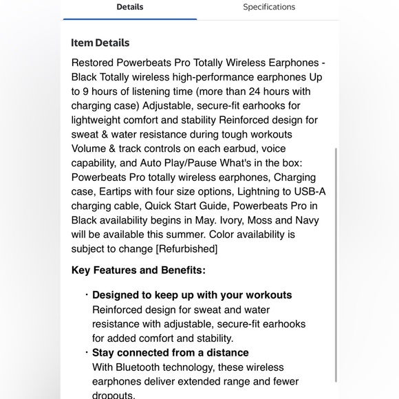 Beats By Dre PowerBeats Wireless - Picture 5 of 5